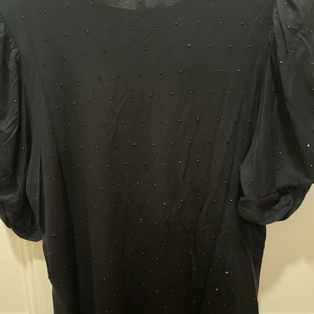 Generation Love Black Embellished Blouse